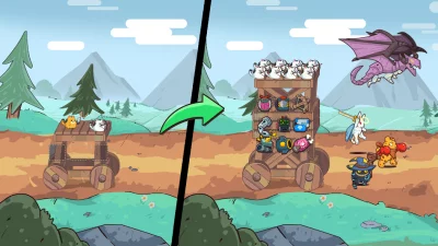 CatTower Idle TD: Battle Arena screenshot №5